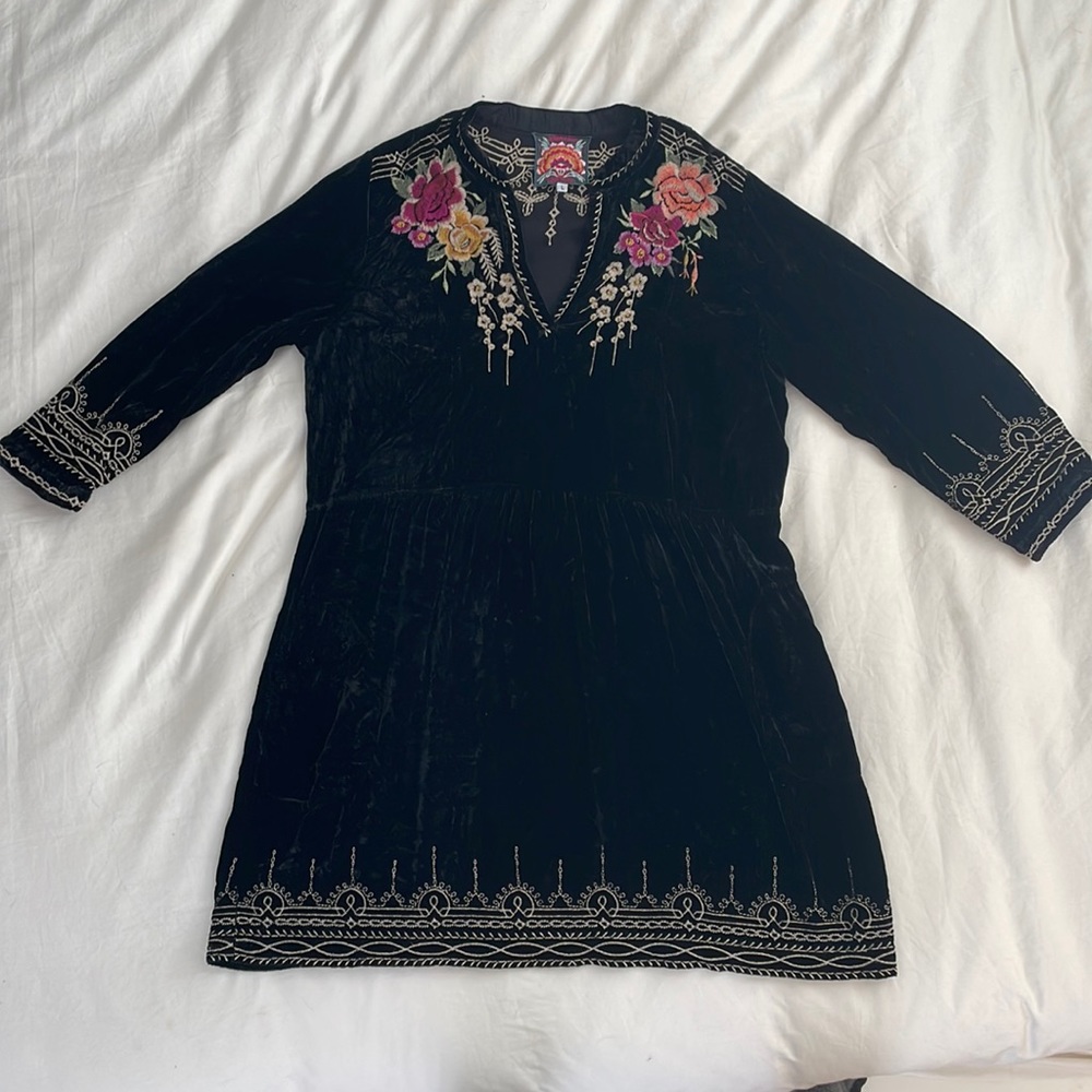 Johnny Was Velvet dress